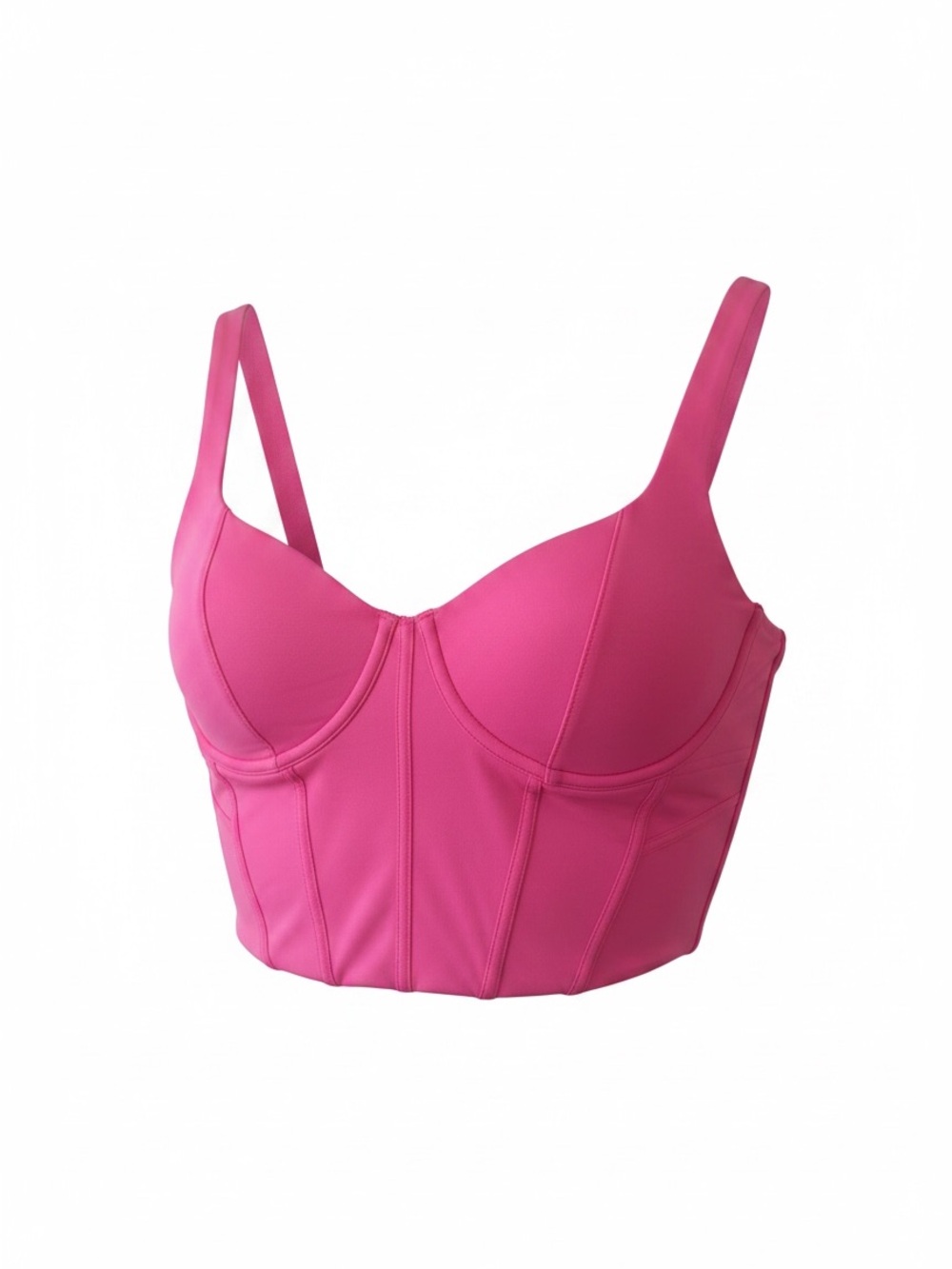 Gilly Hicks Vibrant Pink Longline Underwire Bustier